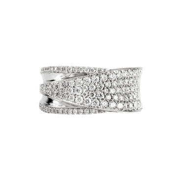 18K White Gold Tdw. 1.00ct Diamond Ring | Diamond Engagement Rings Melbourne | Diamond Wedding Rings Melbourne | H&H Jewellery