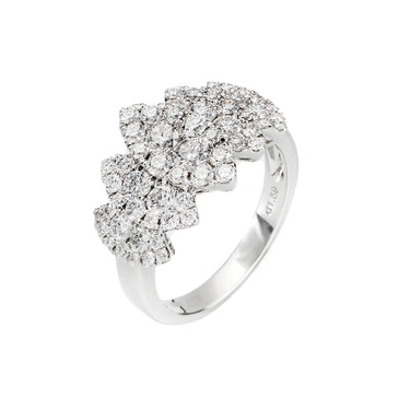 18K White Gold Tdw. 1.59ct Diamond Ring - 20690342 - H&H Jewellery Pty Ltd