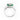 18K White Gold 0.56ct Emerald & Diamond Ring | Emerald Engagement Rings Melbourne | Emerald Engagement Rings Australia | H&H Jewellery