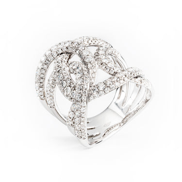 18K White Gold Tdw. 2.25ct Diamond Ring Diamond Engagement Rings Melbourne | Diamond Wedding Rings Melbourne | H&H Jewellery
