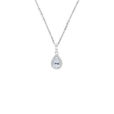 Buy Aquamarine and Diamond Pendant Melbourne | Aquamarine Jewellery Australia | H&H Jewellery
