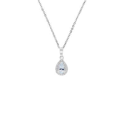 Buy Aquamarine and Diamond Pendant Melbourne | Aquamarine Jewellery Australia  | H&H Jewellery