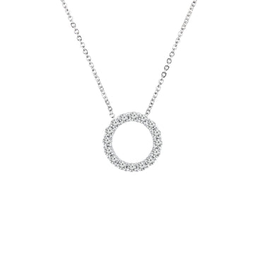 9K White Gold Tdw. 0.10ct Diamond Pendant - 20717889 - H&H Jewellery Pty Ltd