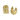 18K Yellow Gold Tdw. 1.01ct Diamond Huggies Earrings - 20719425 - H&H Jewellery Pty Ltd