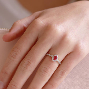 H&H Jewellery Ruby Ring | Diamond Ruby Ring Melbourne | Bridal Jewellery Melbourne | Wedding Jewellery Melbourne