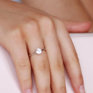 9K White Gold Morganite Engagement Ring | Morganite Engagement Rings Melbourne | Engagement Rings Melbourne | Wedding Rings Melbourne | H&H Jewellery