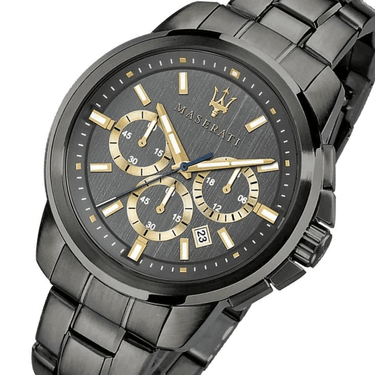 Maserati - Successo Chronograph Quartz Grey Dial Men's Watch R8873621007 - H&H Jewellery Pty Ltd