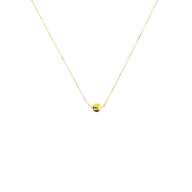 9K Yellow Gold Single Ball Necklace - WSGD90192.YG - H&H Jewellery Pty Ltd