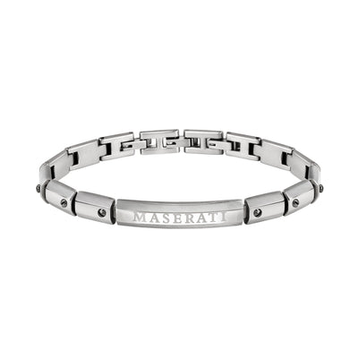 Maserati Jewels - Men's Silver Screw Bracelet JM220ASQ05 - H&H Jewellery Pty Ltd