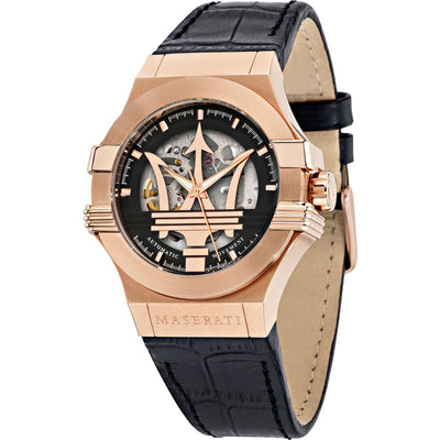 Maserati - Potenza 42mm Automatic Skeleton Gold Watch R8821108039 - H&H Jewellery Pty Ltd