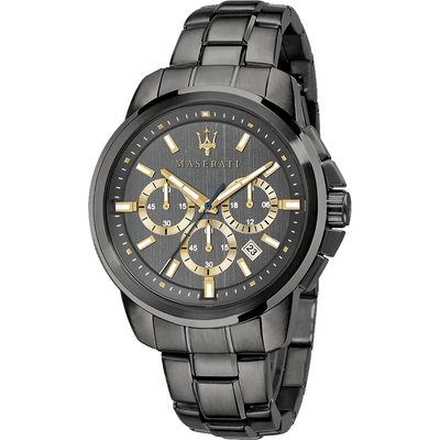 Maserati - Successo Chronograph Quartz Grey Dial Men's Watch R8873621007 - H&H Jewellery Pty Ltd