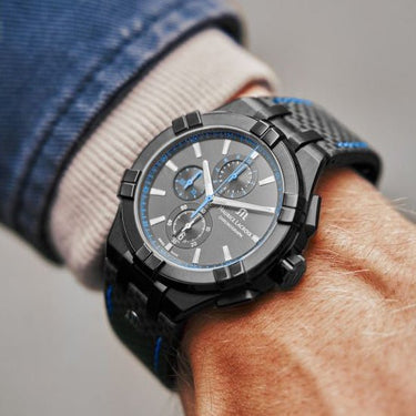 Maurice Lacroix - AIKON Quarz Chronograph 44mm Watch AI1018-PVB01-337-1 - H&H Jewellery Pty Ltd
