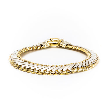 9K Yellow & White Gold Australian Made Bracelet | Gold and Diamond Tennis Bracelet Melbourne | Gold and Diamond Tennis Bracelet Australia | H&H Jewellery