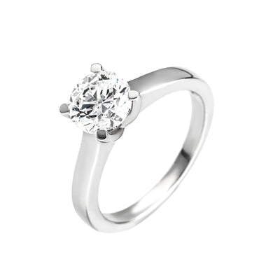 14K White Gold 1.50ct Diamond Solitaire Ring | Diamond Engagement Rings Melbourne | Wedding Rings Melbourne | H&H Jewellery