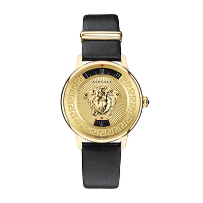 Versace - Medusa Icon Leather 38 mm Watch VEZ200221 - H&H Jewellery Pty Ltd