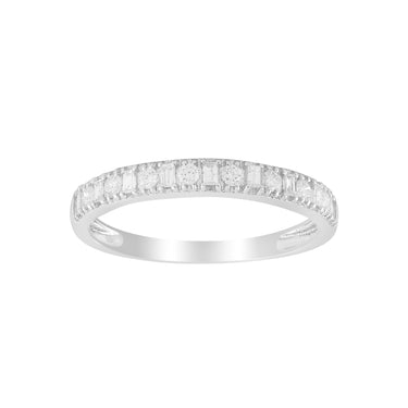 9K White Gold Tdw. 0.20ct Diamond Ring - 20695439 - H&H Jewellery Pty Ltd