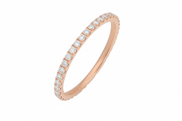 18K Yellow Gold Tdw. 0.40ct Diamond Band Ring