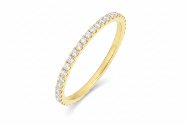 18K White Gold Tdw. 0.40ct Diamond Band Ring