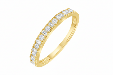 9K White Gold Tdw. 0.20ct Diamond Ring