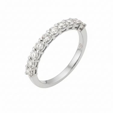 18K Yellow Gold Tdw. 0.67ct Diamond Band Ring