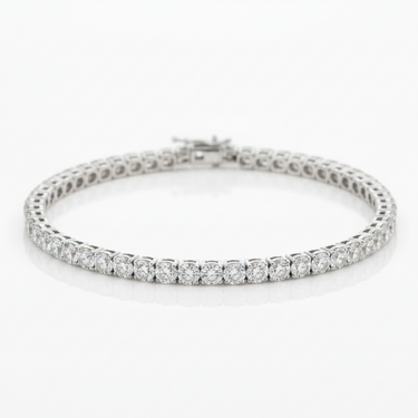 9K Gold 3.00ct Lab Grown Diamond Tennis Bracelet