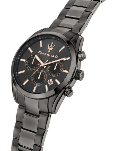 Maserati Attrazione Stainless Steel Watch 43mm in Black R8853151001