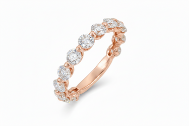 18K White Gold Tdw. 2.06ct Diamond Band Ring