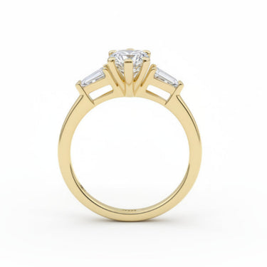 9K Gold Lab Grown Diamond Marquise-Pear Engagement Ring