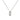 9K White Gold 1.00CT Marquise Lab Grown Diamond Necklace