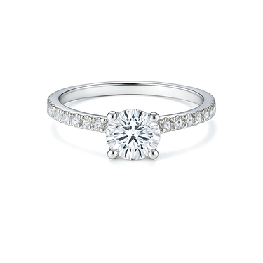 9K Gold Lab Grown Diamond Ring