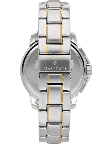 MASERATI SUCCESSO 44MM CHR BLUE DIAL BR SS+YG - R8873621016