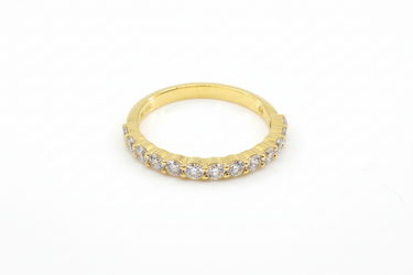 18K yellow Gold Tdw. 0.70ct Diamond Ring - 20773748