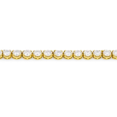 10K 10ct Lab Grown Diamond Tennis Bracelet