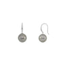 18K White Gold Tahitian Pearl and Diamond Drop Earring | Pearl Jewellery Australia | Pearl Jewellery Melbourne | Pearl Stud Earrings Australia | H&H Jewellery