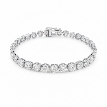10K 10ct Lab Grown Diamond Tennis Bracelet