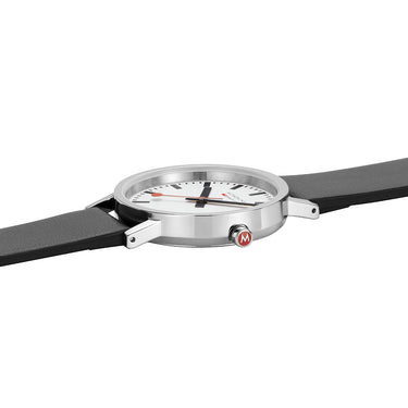 CLASSIC WHITE DL BLK LEA 36mm - A660.30314.11SBBV