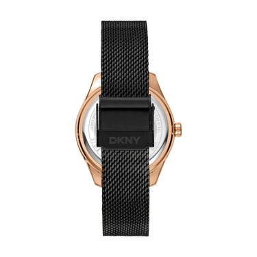 Astoria Logo Black Dial Stainless Steel Watch DK1L032M0065
