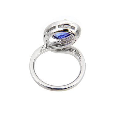 18K White Gold 2.67ct Tanzanite and Diamond Ring - 20752361
