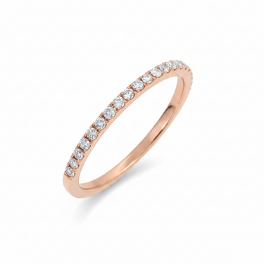 18K Yellow Gold Tdw. 0.21ct Diamond Band Ring