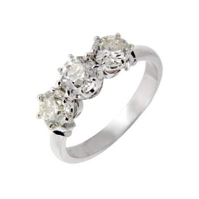 18K White Gold Tdw. 1.05ct Diamond Ring | Diamond Rings Melbourne | Engagement Rings Melbourne | Wedding Rings Melbourne | H&H Jewellery