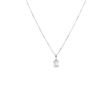 18K White Gold Tdw. 0.30ct Diamond Pendant - 20738105