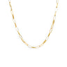 9K Yellow Gold  Long Box Paper Clip Necklace | Gold Diamond Necklace | Gold Cross Necklace Australia | Rose Gold Necklace | Gold Cross Necklace Melbourne | Gold Diamond Pendant Necklace | Gold Necklace For Women | H&H Jewellery 