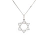 18K White Gold Tdw. 0.40ct Diamond Star of David Pendant | Gold Diamond Necklace | Gold Cross Necklace Australia | Rose Gold Necklace | Gold Cross Necklace Melbourne | Gold Diamond Pendant Necklace | Gold Necklace For Women | H&H Jewellery 