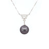  18K White Gold Tahitian Pearl and Diamond Pendant | Gold Diamond Necklace | Gold Cross Necklace Australia | Rose Gold Necklace | Gold Cross Necklace Melbourne | Gold Diamond Pendant Necklace | Gold Necklace For Women | H&H Jewellery 