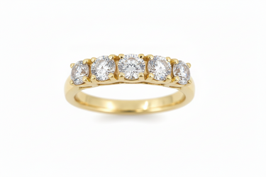 18K White Gold Tdw. 1.00ct Diamond Band Ring