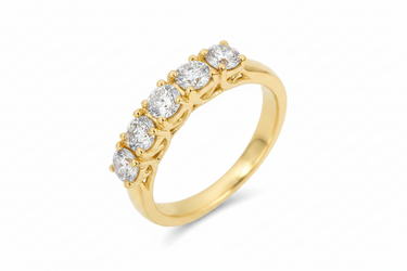 18K White Gold Tdw. 1.00ct Diamond Band Ring