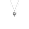 14K White Gold Tahitian Pearl and Diamond Pendant | Pearl Jewellery Australia | Pearl Jewellery Melbourne | Pearl Necklace Australia | H&H Jewellery