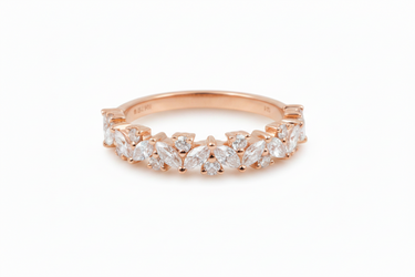 18K White Gold Tdw. 0.62ct  Diamond Ring