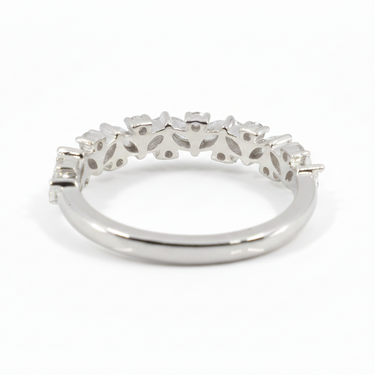 18K White Gold Tdw. 0.62ct  Diamond  Ring - 20752620