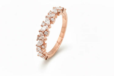 18K White Gold Tdw. 0.62ct  Diamond Ring